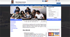 Desktop Screenshot of distancecourses.co.in