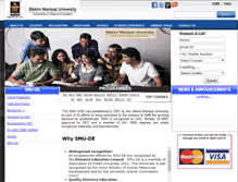 Tablet Screenshot of distancecourses.co.in